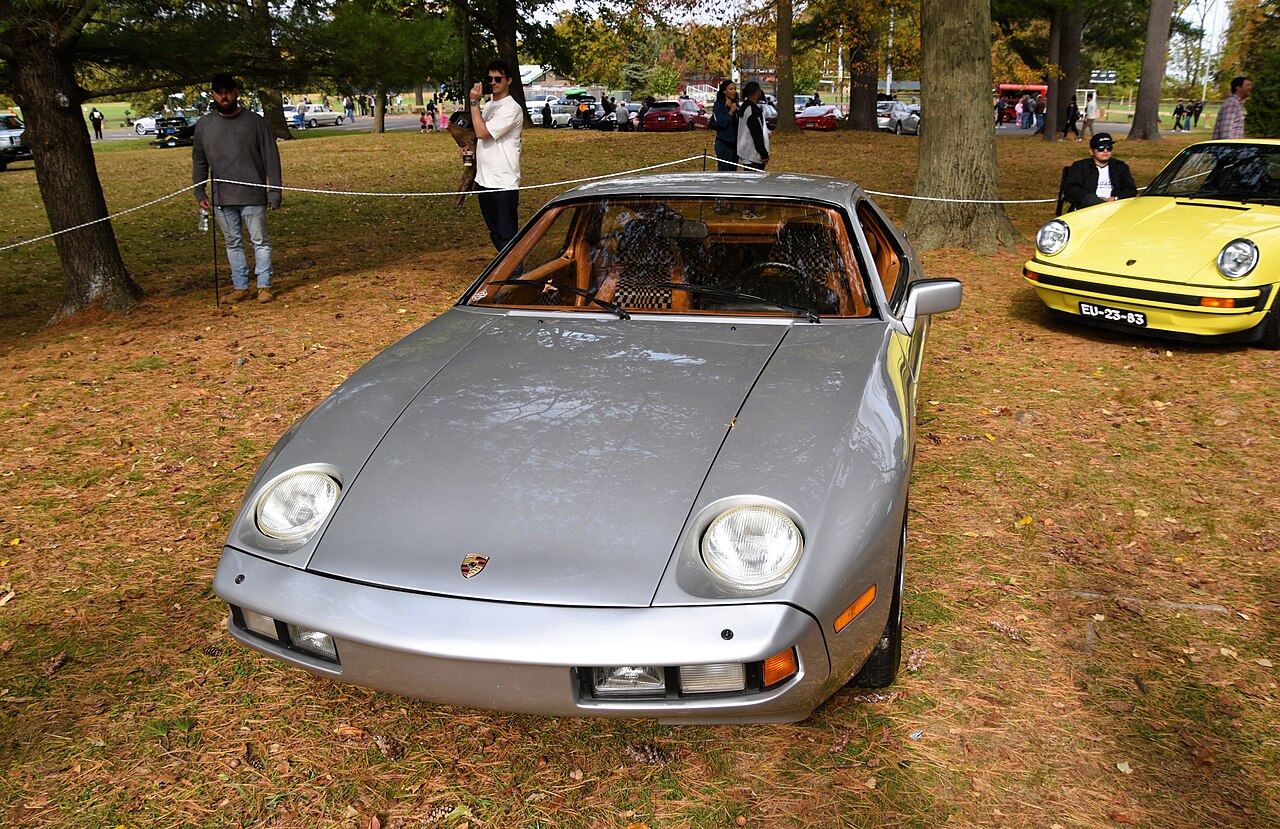 1979 Porsche 928 representing collector car storage and enthusiast culture at Car Base in Sparta NJ